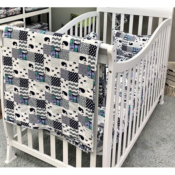 slide 2 of 5, Home&Manor Baby Bedding Set 191