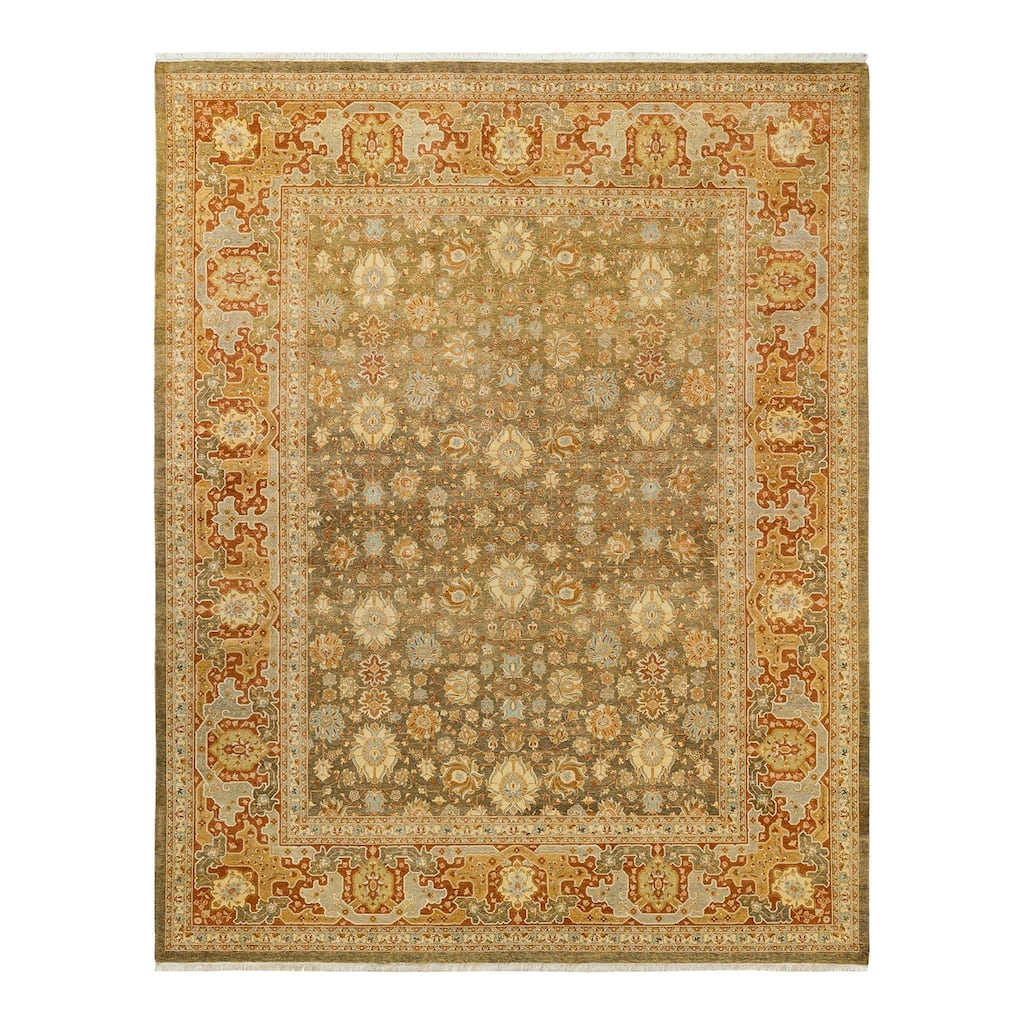 Overton Mogul, One-of-a-Kind Hand-Knotted Area Rug - Green, 8' 3" x 10' 5" - 8' 3" x 10' 5"