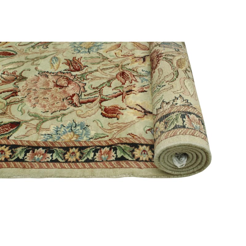 Pak-Persian Naveed Beige/Black Runner - 2'5" x 8'1"