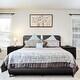 preview thumbnail 1 of 18, camdenisle Home Decor Carlton Bed, Queen, Black
