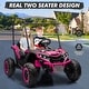 preview thumbnail 22 of 30, 2-Seater Kids Ride On Utv, 24V 4WD Electric Truck with Sun Shade