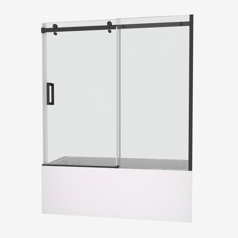 Bathtub shower door, sliding door, with 5/16" tempered glass