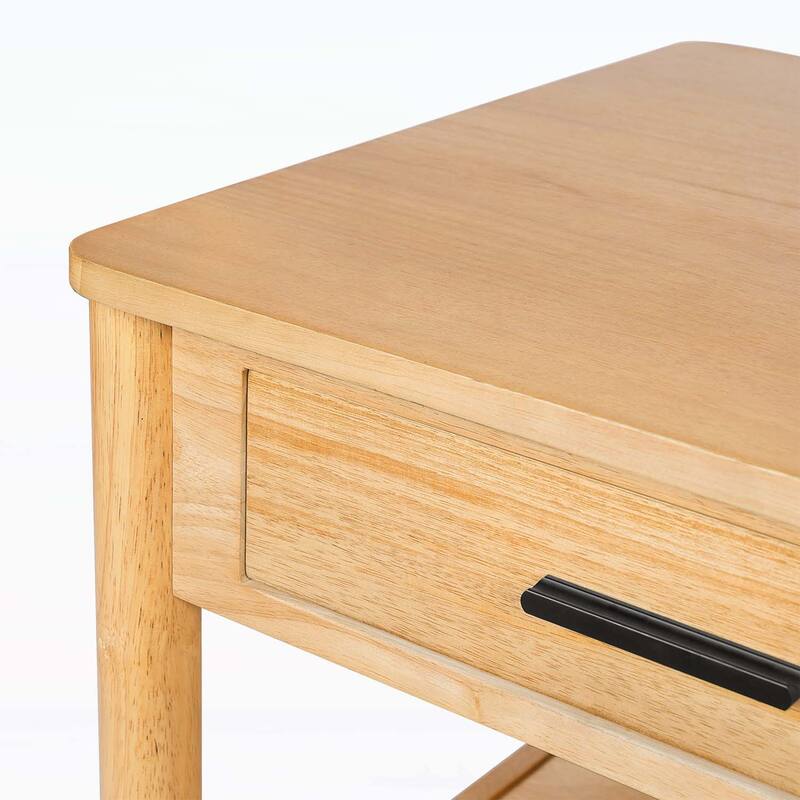 End Table with a Single Drawer,Perfect for Various Living Spaces