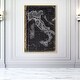 preview thumbnail 15 of 20, Oliver Gal 'Map of Italy 1873' Maps and Flags Wall Art Framed Print European Countries Maps - Black, White 36 x 54 - Gold