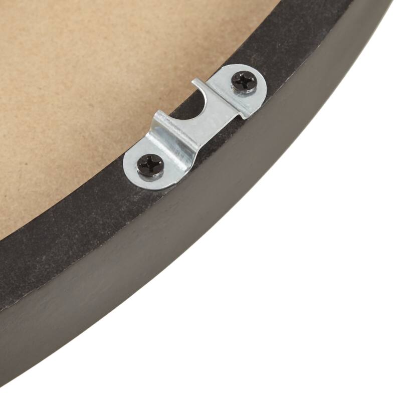 Madison Park Mason 23.6" Wood Wall Clock