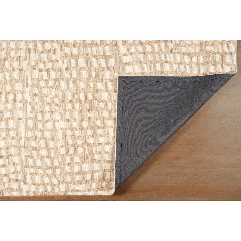 Terra by Obeetee Shadows Static Wheat Rug