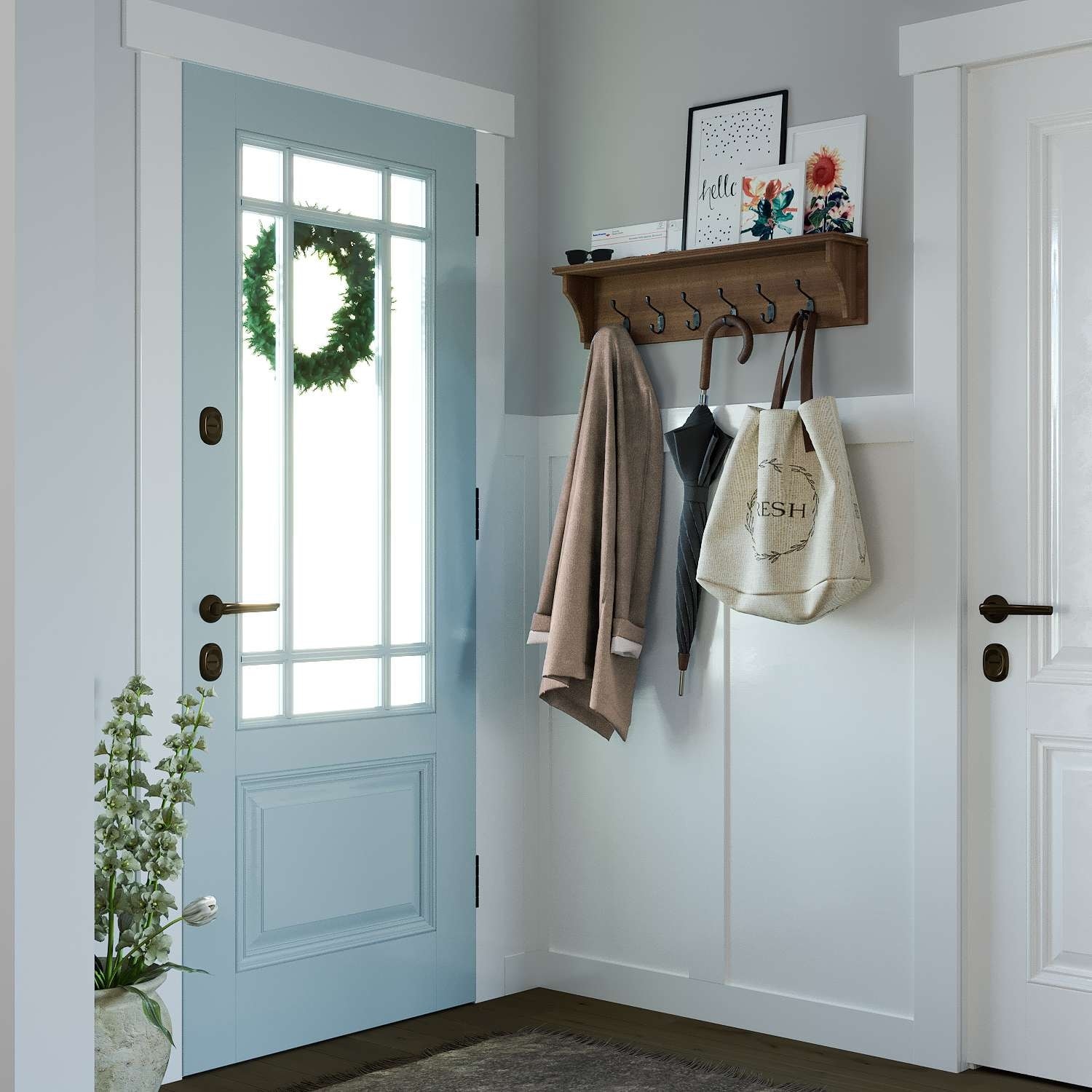 Shelf Letter Holder For Hallway Small Hallway Wall Organizer