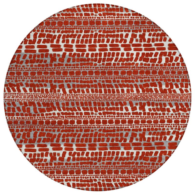 Machine Washable Indoor/ Outdoor Modern Winfield Chantille Rug