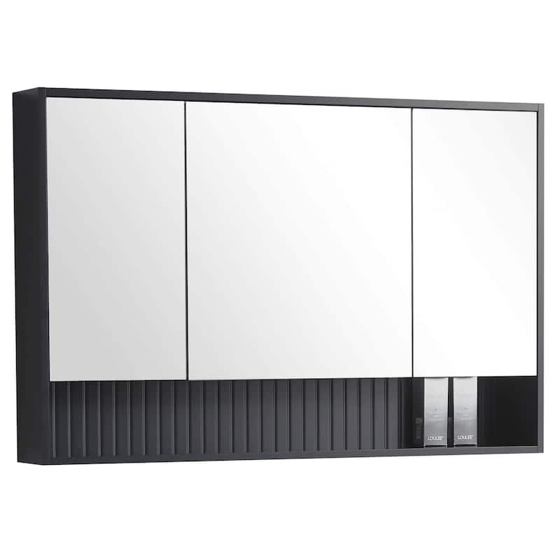 Venezian Medicine Cabinet - 45" - Black