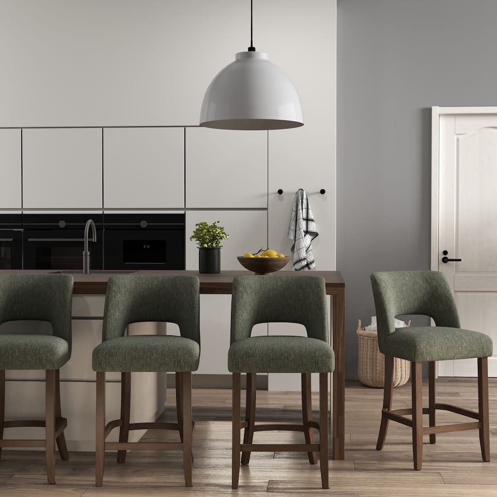 Set of 2/4/6 Wooden Bar Stools with Footrest/Counter Stools