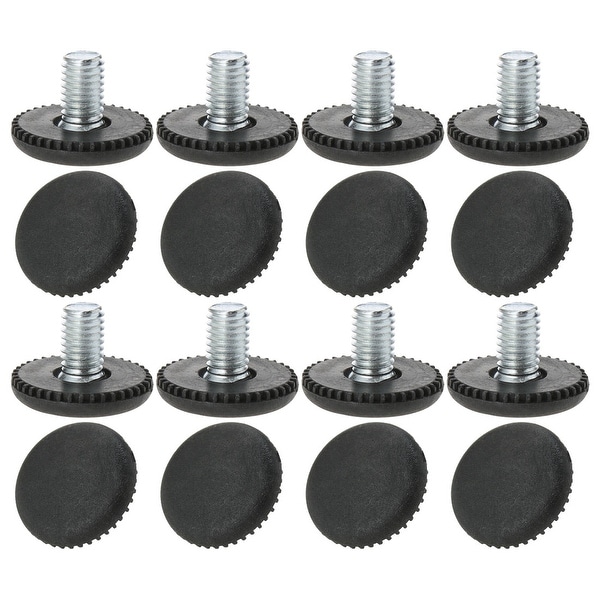 M8x12x25mm Adjustable Leveling Feet Floor Protector for Desk Leg