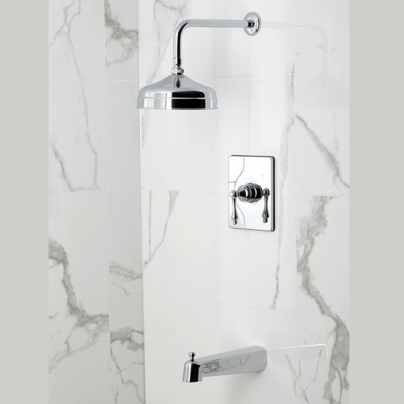 Kingston Brass Single-Handle Pressure Balanced Tub and Shower Faucet