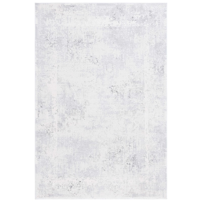SAFAVIEH Hanna Loriann Contemporary Rug - 4' x 6' - Ivory/Light Grey