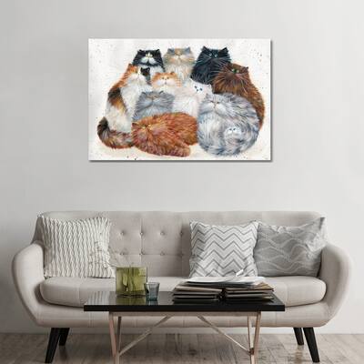 iCanvas "Fluffy Eleven" by Kim Haskins Canvas Print