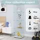 preview thumbnail 114 of 165, Glass Display Cabinet with Doors & Locks, Acrylic Shelves, Floor Standing Storage Showcase for Home or Office