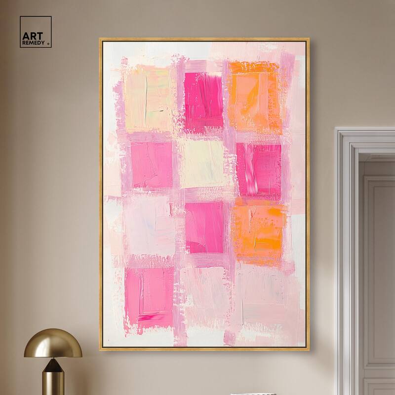 Color Squares I Canvas by Art Remedy