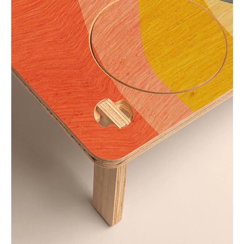 Sunset Cornhole Pong Game