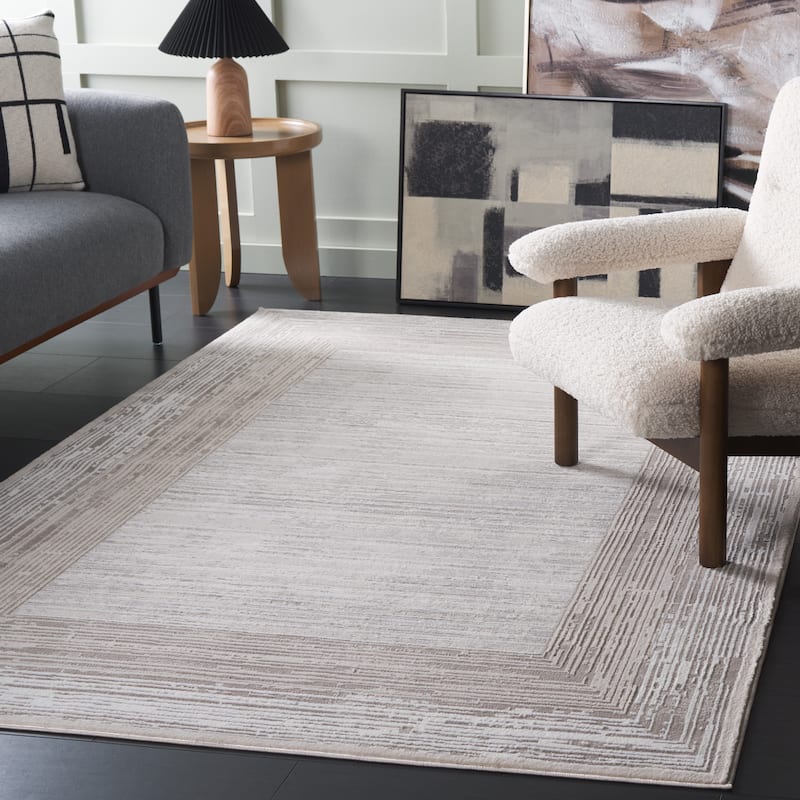 SAFAVIEH Parker Affie Modern & Contemporary Rug - 6' x 9' - Taupe/Grey Ivory