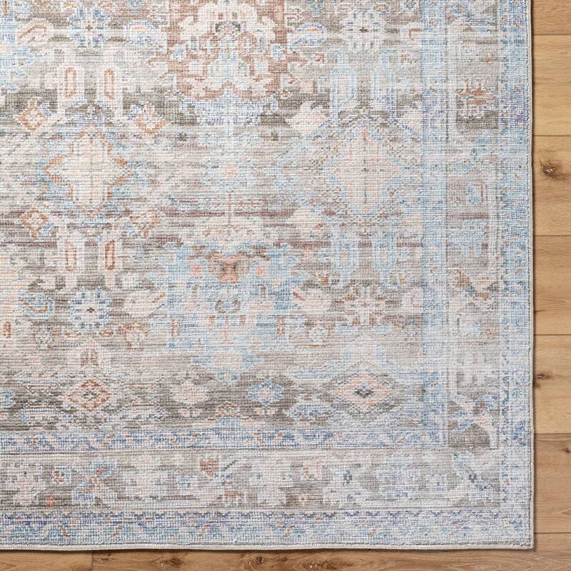 Livabliss Traditional Marlon Border Area Rug