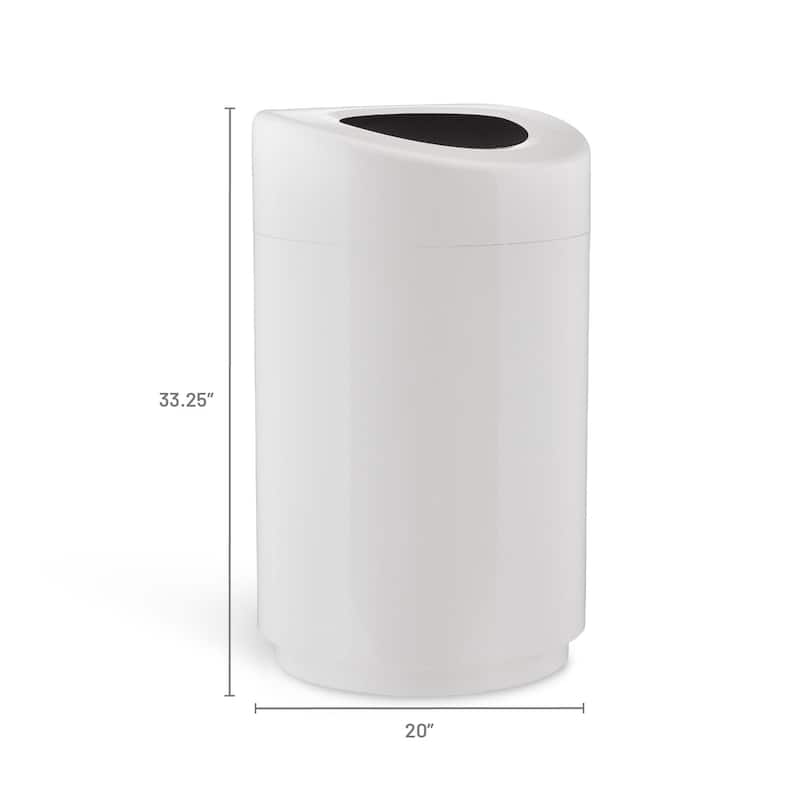 Large Indoor Trash Can, 30Gallon Open Top Garbage Can Bed Bath