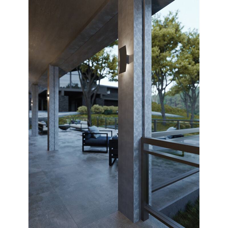 Sadie 12" Outdoor Sconce - Black
