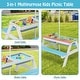 preview thumbnail 36 of 38, Costway 3-in-1 Kids Picnic Table Wooden Outdoor Sand & Water Table - See Details