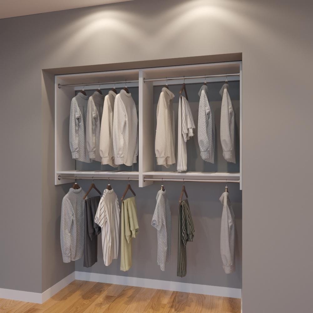 Shop Modular Closets 6 Ft Closet Organizer System 72 Inch