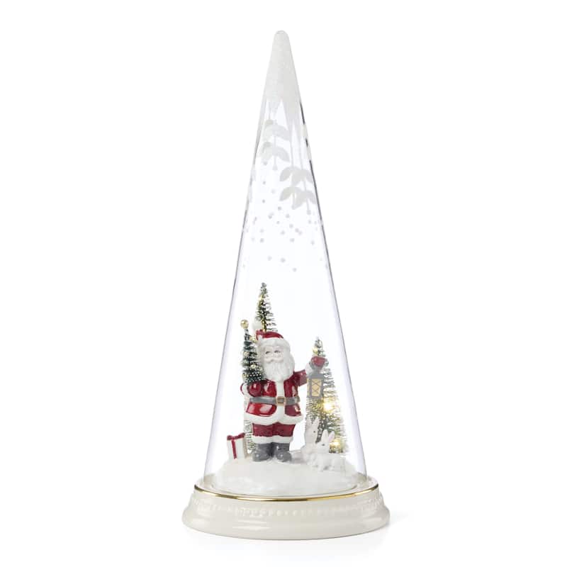 Lenox Merry & Magical Lit Santa with Lantern Figurine