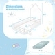 preview thumbnail 15 of 20, Costway Twin Size Montessori Floor Bed for Toddler with Lockable Door