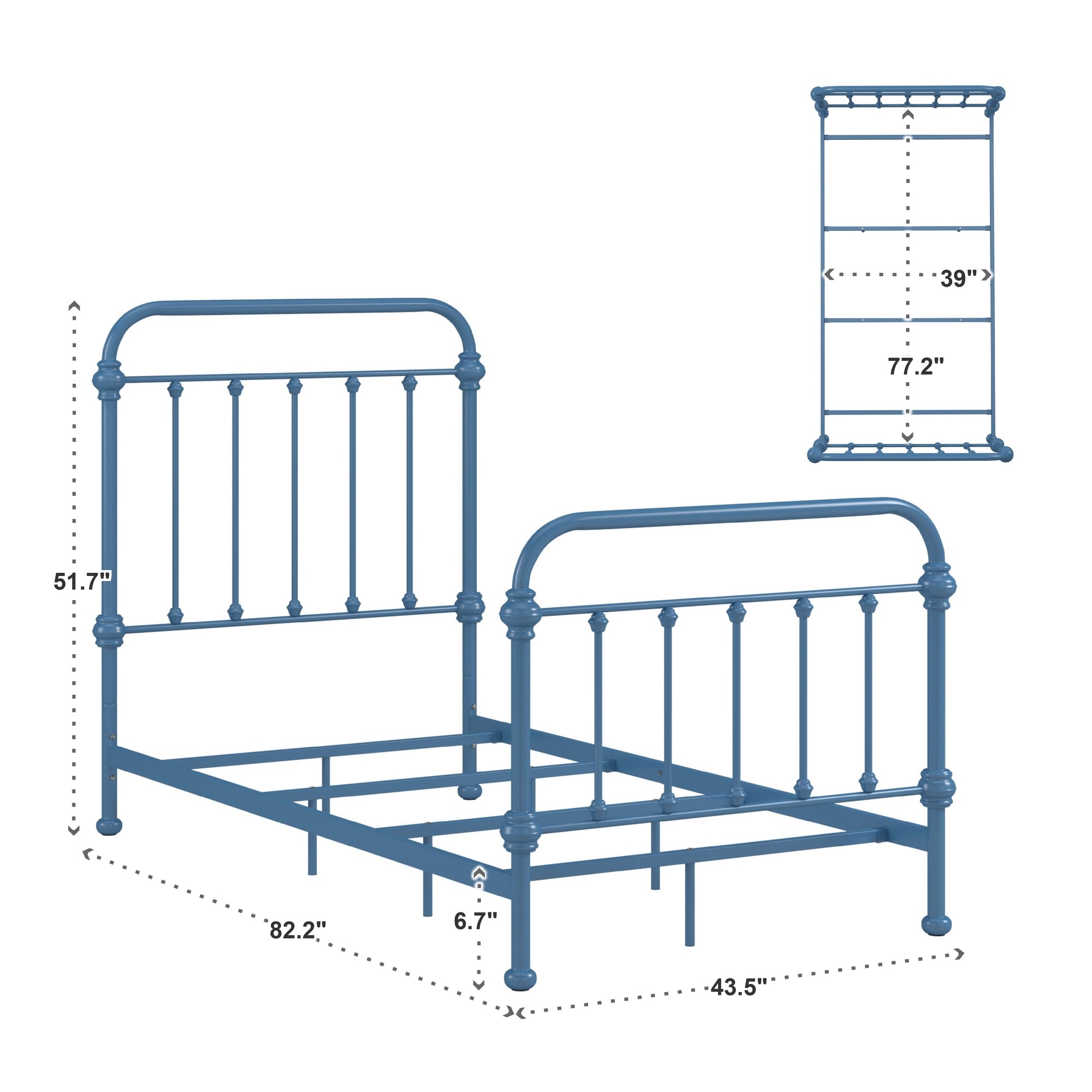 Giselle ii metal bed outlet inspire q modern