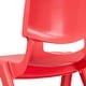 preview thumbnail 23 of 33, 4 Pack Plastic Stack School Chair with 15.5"H Seat, 3rd-7th School Chair