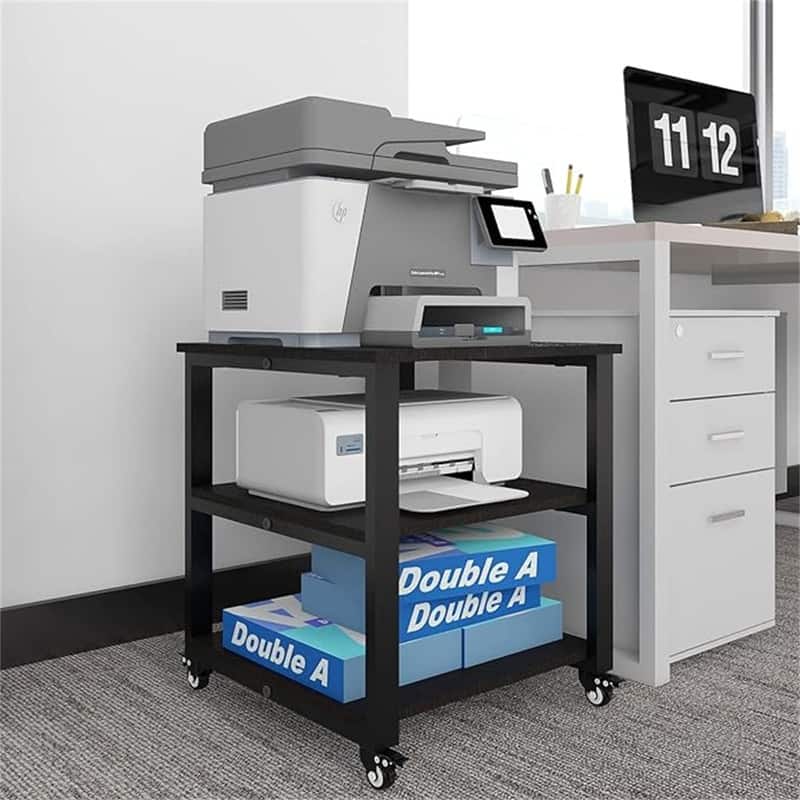 3-Tier Laser Printer Cart - 19.7 x 19.7 x 22.6