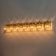 preview thumbnail 61 of 197, 2/3/4-Light Modern Bathroom Crystal Vanity Light Wall Sconces