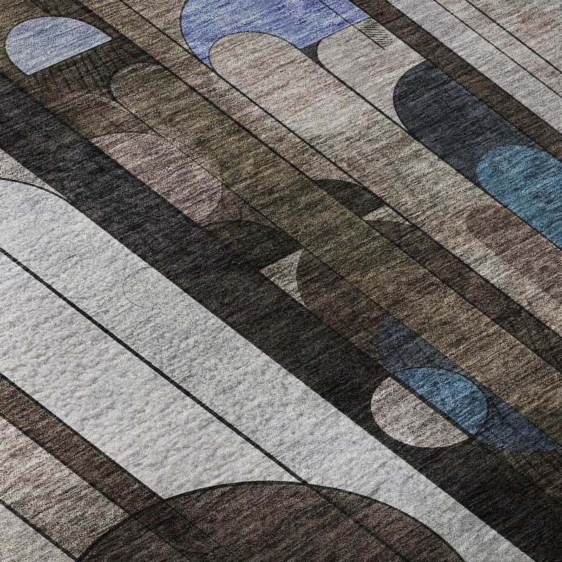 Premium Washable Super Soft Contemporary Deco Mayfield Rug