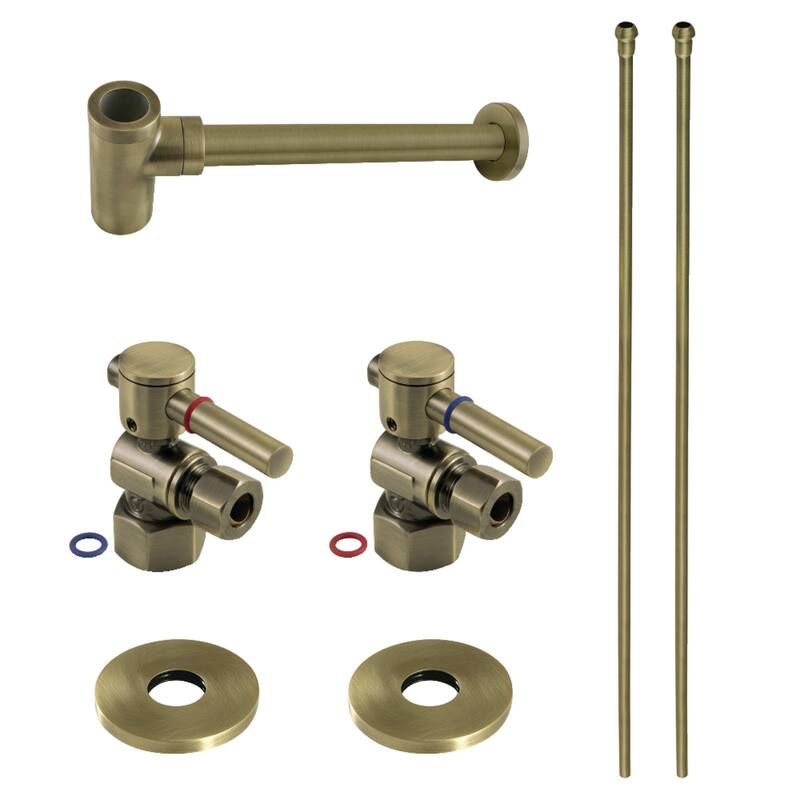 Kingston Brass Trimscape Modern Plumbing Sink Trim Kit with Bottle Trap