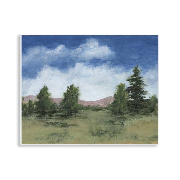 Stupell Rural Trees & Vivid Clouds Wall Plaque Art Design By Michael ...