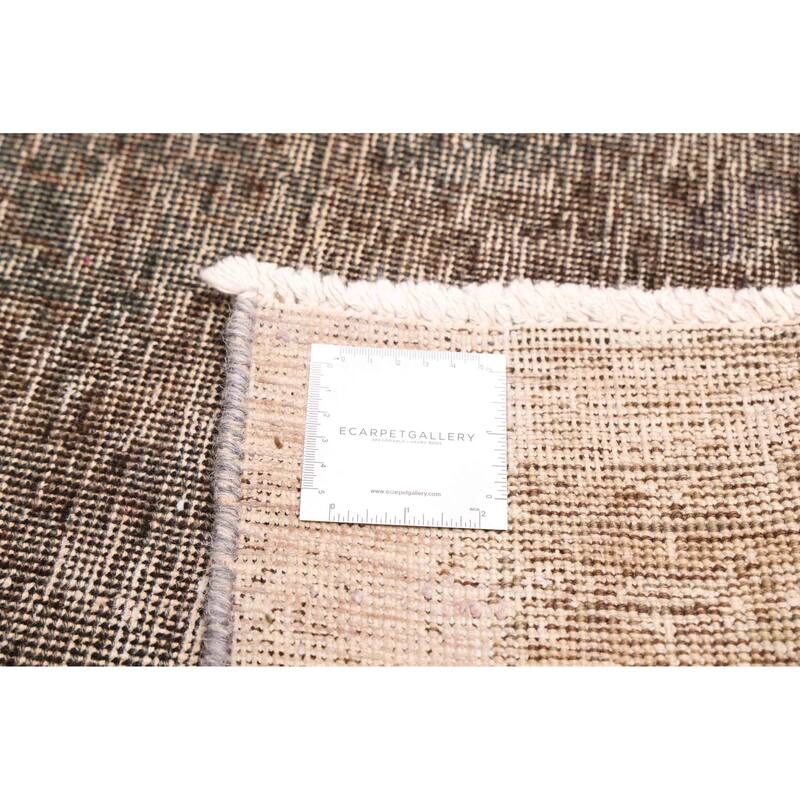 ECARPETGALLERY Hand-knotted Color Transition Charcoal Wool Rug - 8'5 x 11'7