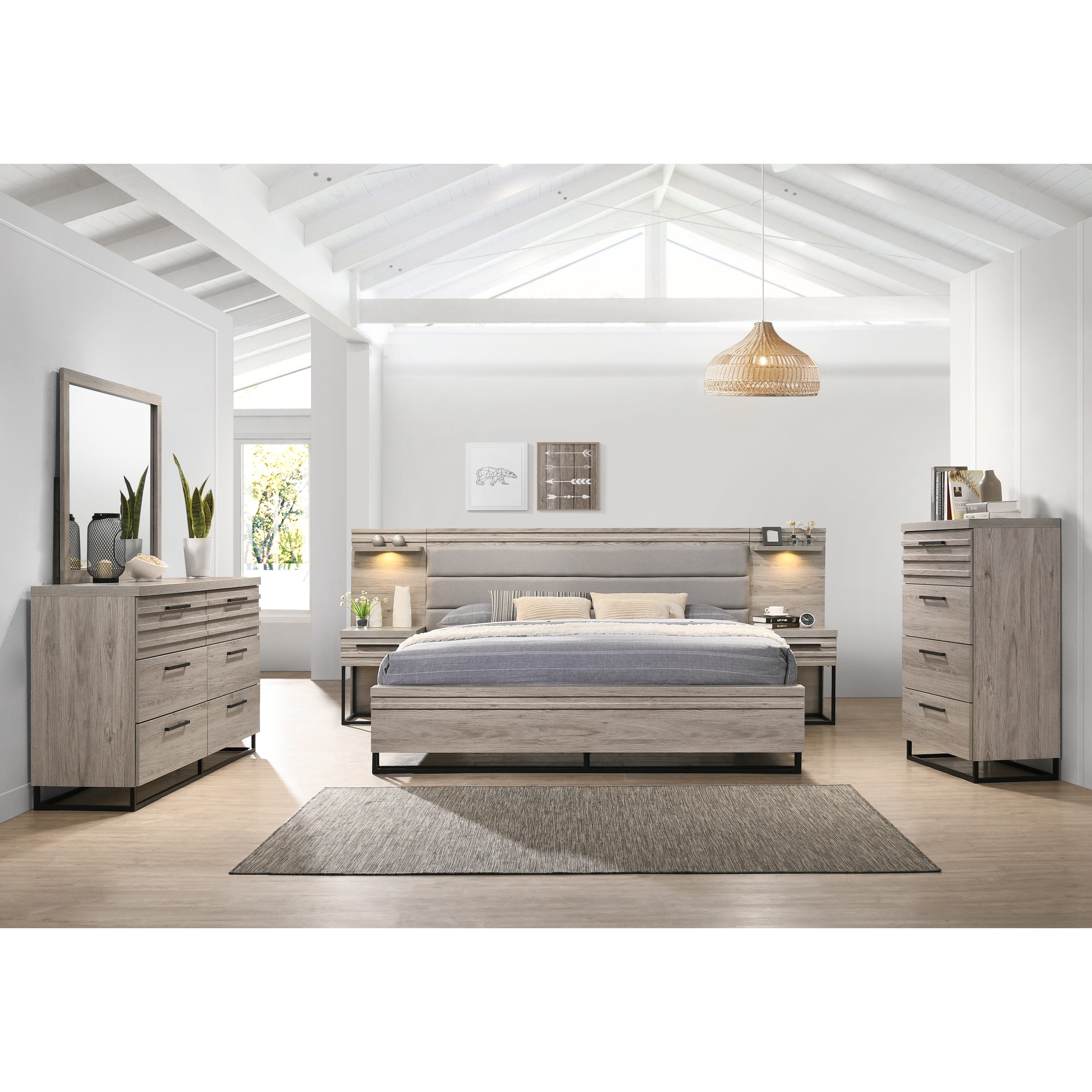 King 6 piece bedroom set hot sale