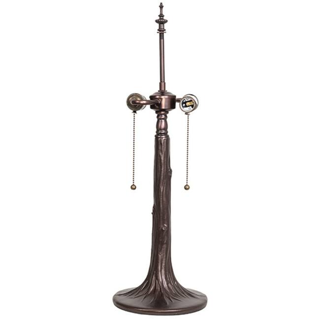 Meyda Tiffany 19201 Tree 24" Tall Lamp Base - Mahogany Bronze
