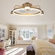 preview thumbnail 12 of 20, Bella Depot 3-Light Flush Mount Ceiling Fan with Dimmable LED Light and Remote APP Control for Children