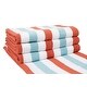 preview thumbnail 16 of 30, Arkwright Oversized Beach Towels (30x70, 4-Pack), Striped Pool Towel - 30 x 70 Inch