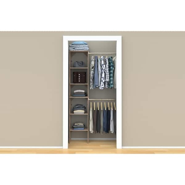  ClosetMaid SuiteSymphony Wood Closet Organizer Starter