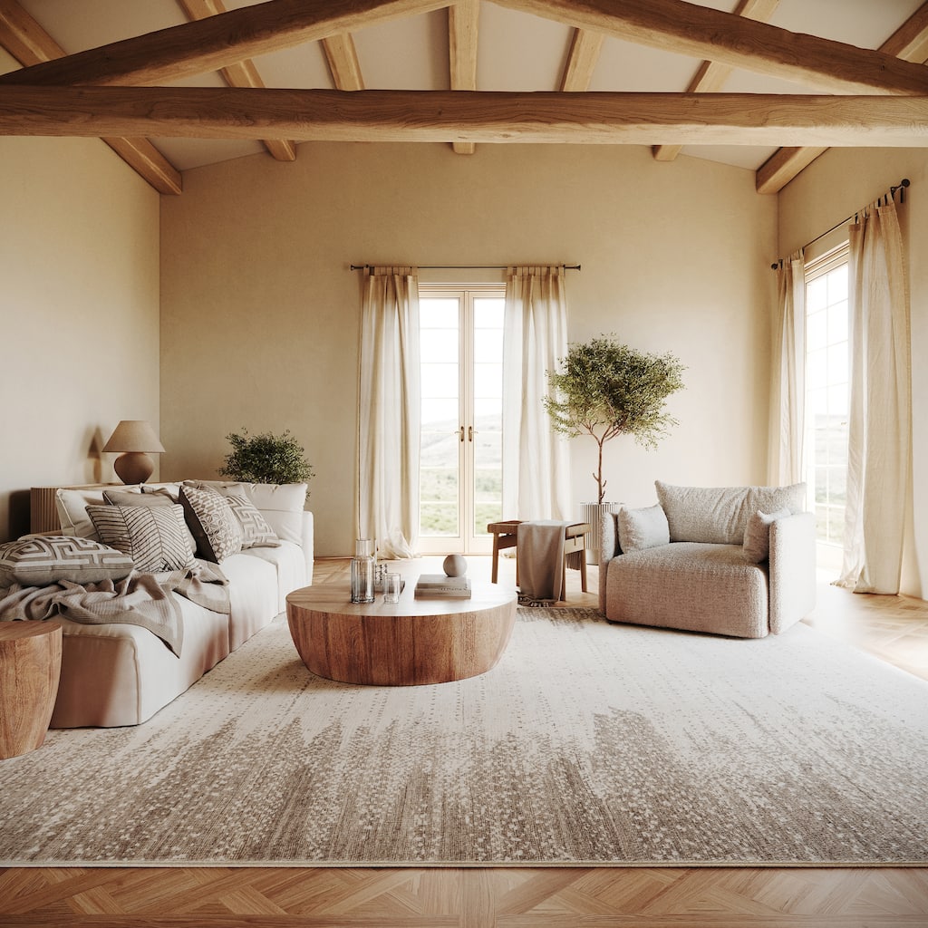 Nuloom Evara Abstract Handmade Wool Area Rug