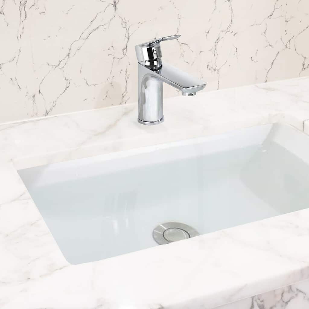 Chrome Single Handle Lavatory Basin Sink Faucet
