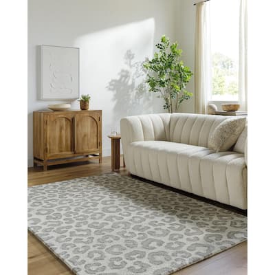 Desirae Casual Abstract Wool Area Rug