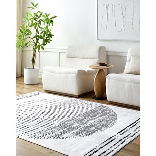 Livabliss Scandinavian Lavable Ombre Washable Area Rug