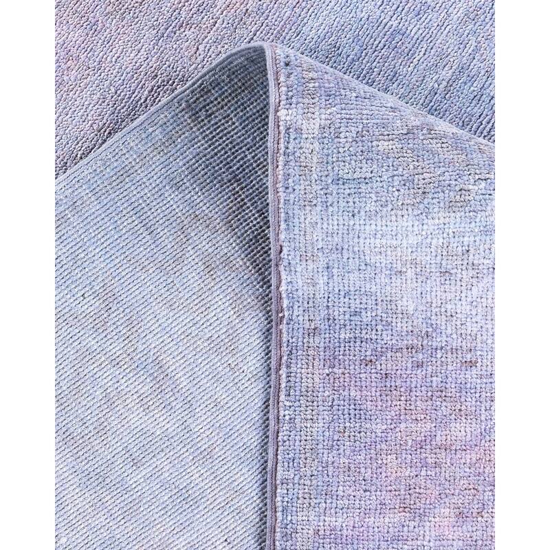 Vibrance, One-of-a-Kind Hand-Knotted Area Rug - Gray, 5' 10" x 8' 10" - 5' 10" x 8' 10"