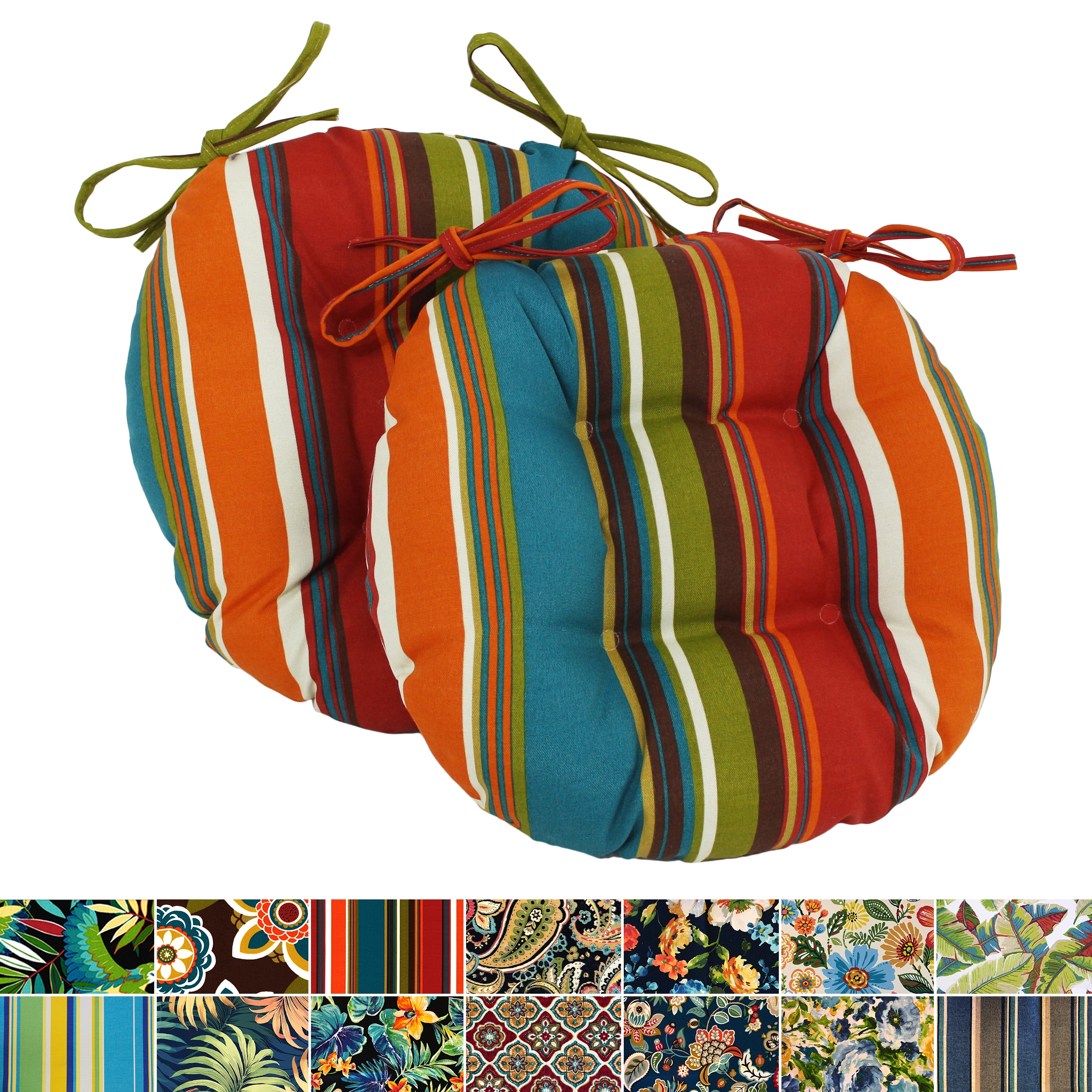 16 round outdoor shop chair cushions