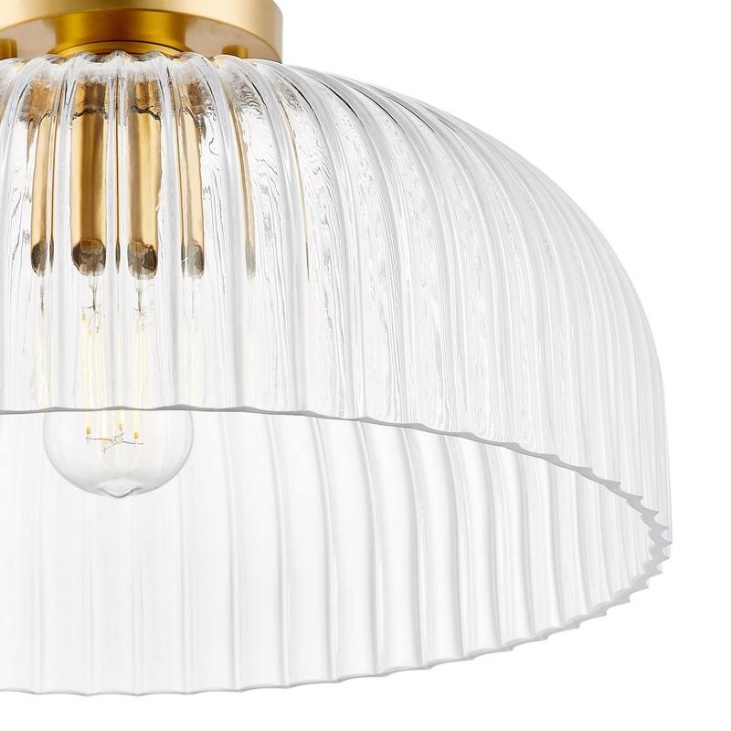 Ceiling Light in Natural Brass