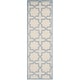 preview thumbnail 163 of 183, SAFAVIEH Handmade Cambridge Trudie Geometric Wool Rug 2'6" x 8' Runner - Ivory/Light Blue - Runner
